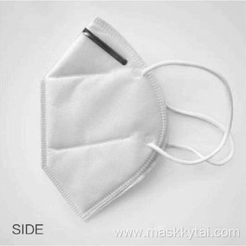 Disposable face mask with soft lining and earloops